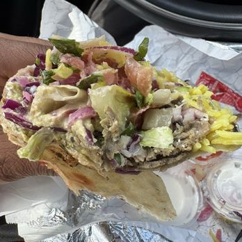 The Kebab Shop - Can you find the meat? Terrible that they give you a wrap full of vegetables when you pay $24 for a lamb and beef wrap. Rip off - Mediterranean Near Me - Cerritos, California The Kebab Shop - Can you find the meat? Terrible that they give you a wrap full of vegetables when you pay $24 for a lamb and beef wrap. Rip off - Mediterranean Near Me - Cerritos, California