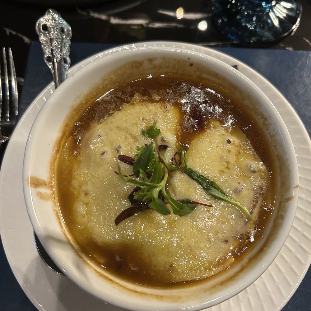 Prime 141 - Awful French onion soup, I've had better in many other places. The flavor was much too beefy. - Steakhouses Near Me - Enterprise, Nevada Prime 141 - Awful French onion soup, I've had better in many other places. The flavor was much too beefy. - Steakhouses Near Me - Enterprise, Nevada