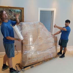 Mover Dudes - Moving a baby grand piano.