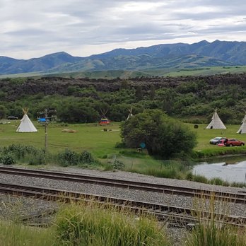 Lava Family Campgrounds - Tipi locations - Campgrounds Near Me - Inkom, Idaho
