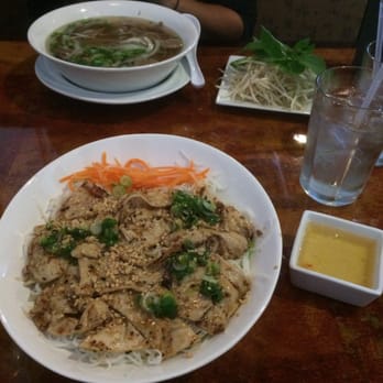 Pho 1 Grill - Chicken vermicelli and Pho 1 in background - Vietnamese Near Me - Henrico, Virginia Pho 1 Grill - Chicken vermicelli and Pho 1 in background - Vietnamese Near Me - Henrico, Virginia
