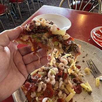 Bruno's Pizza - Enjoy a few slices of super combo fresh out of the oven. - Pizza Near Me - Longview, Washington