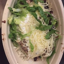 Chipotle bowl very disappointed Chipotle bowl very disappointed