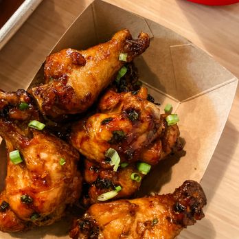 Barnyard Chicken - Sticky wings - charred sweet soy & garlic - Chicken Shop Near Me - North Charleston, South Carolina