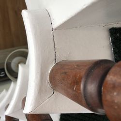 Mattress Firm Groton - Damage to railing