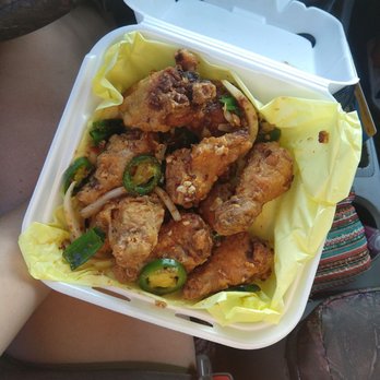 Pho Saigon Express - Just one of the delicious foods they make, spicy crispy chicken wings! - Vietnamese Near Me - Escondido, California