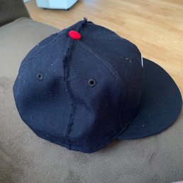 This hat is absolutely destroyed This hat is absolutely destroyed