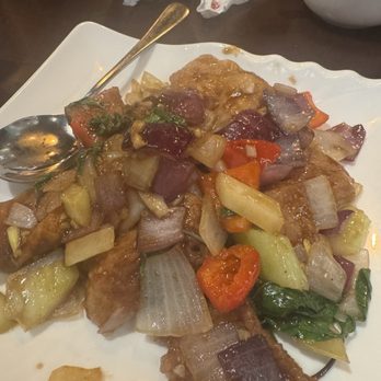 JJ Noodle House - Fish with Basil - Chinese Near Me - Rancho Cucamonga, California