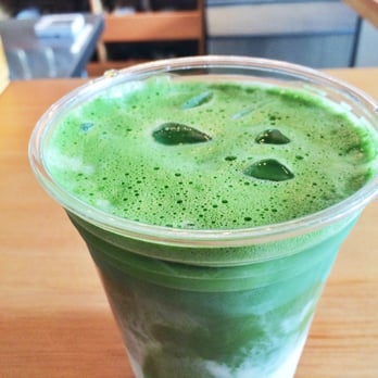Asha Tea House - matcha latte with almond milk - Tea Rooms Near Me - Berkeley, California