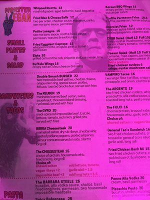 Menu photo 5 Monster Vegan Philadelphia, PA Menu photo 5 Monster Vegan Philadelphia, PA