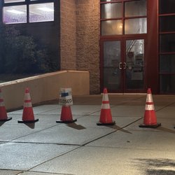 Franklin County's YMCA - The door to the parking lot is always closed.