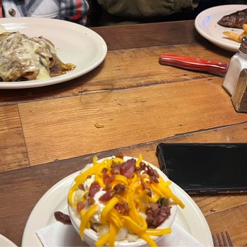 Texas Roadhouse - Smothered sirloin and 8 oz sirloin - Barbeque Near Me - Visalia, California Texas Roadhouse - Smothered sirloin and 8 oz sirloin - Barbeque Near Me - Visalia, California