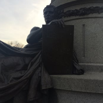 President James A Garfield Monument - This statue represents Garfield's life as a politician.  In addition to being the 20th president, he was a senator and congressman. - Landmarks & Historical Buildings Near Me - Washington, DC, District of Columbia