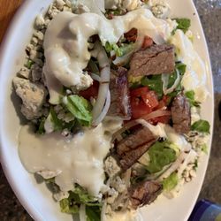 The Sandbox Restaurant & Bar - The worse steak salad I ever had. They placed 5 lame steak nuggets on the salad.