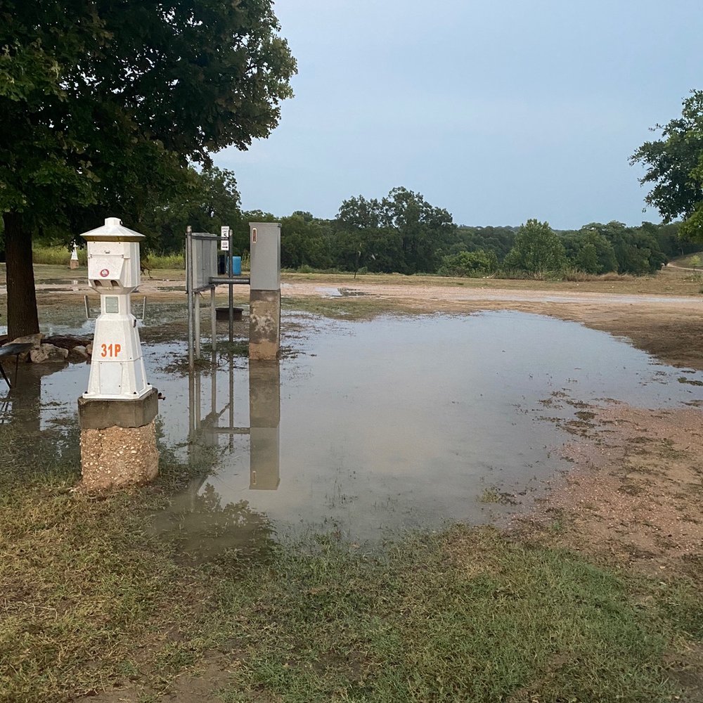 Flooded spot