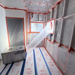 SERVPRO of Southeast Long Beach/Belmont Shores - Negative air chamber during Mold Remediation