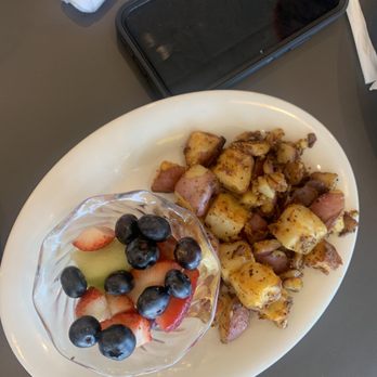 Eggs Up Grill - Fresh fruit and potatoes - Breakfast & Brunch Near Me - Johnson City, Tennessee