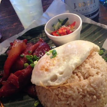 Tapsilog Bistro - Tocilog and a calamansi mimosa after run/walking a 5k was on point!! - Filipino Near Me - Campbell, California