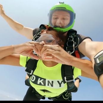 Skydive Alabama - Me & Nathan in the air! - Skydiving Near Me - Vinemont, Alabama Skydive Alabama - Me & Nathan in the air! - Skydiving Near Me - Vinemont, Alabama