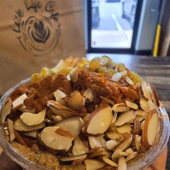 Love Life Cafe - Overnight Carrot Cake Quinoa Bowl - Coffee & Tea Near Me - Laurel, Maryland Love Life Cafe - Overnight Carrot Cake Quinoa Bowl - Coffee & Tea Near Me - Laurel, Maryland