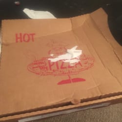 Pizza Daddy - Here's this busted ass box, fresh from the floor of the drivers car.