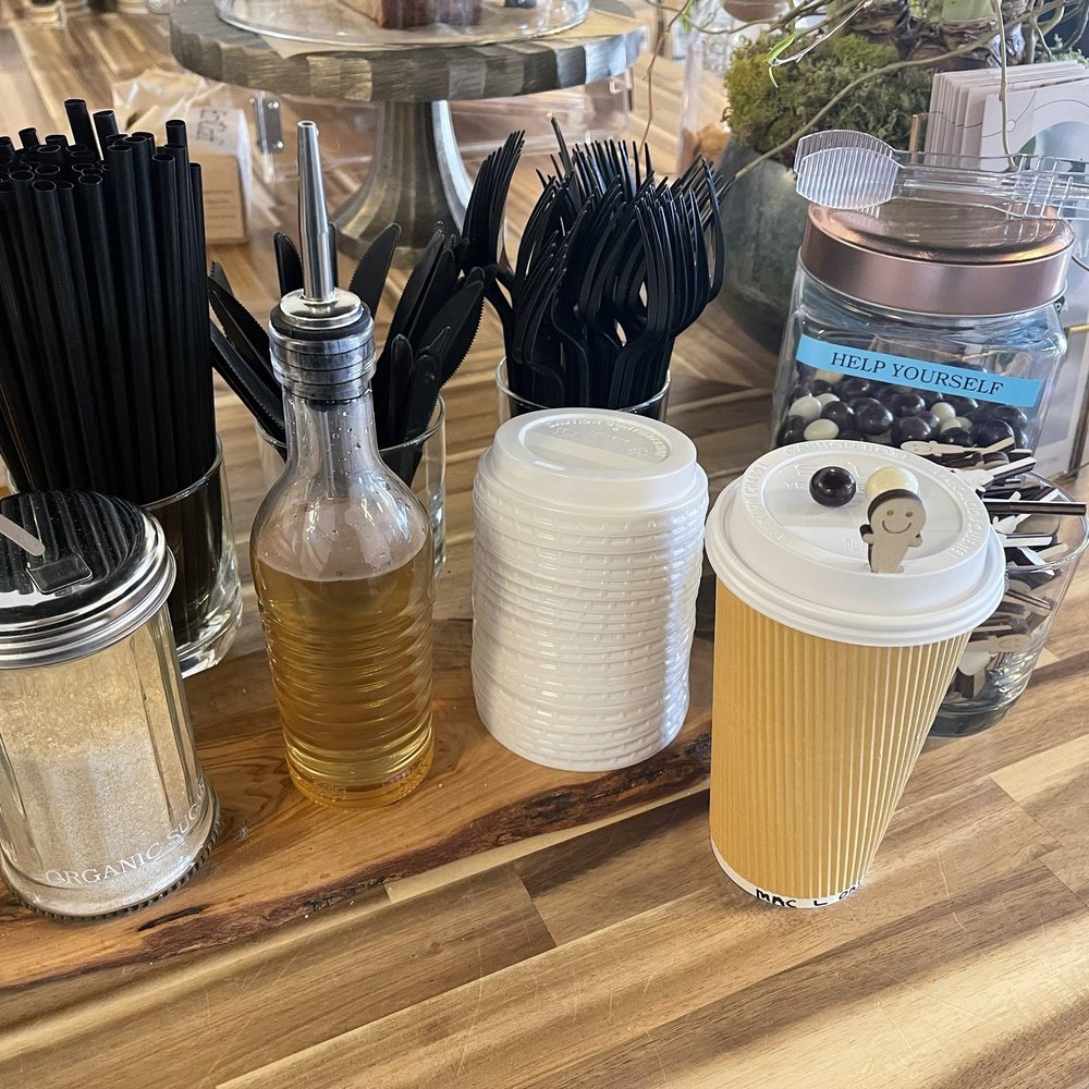 Hidden Grounds Coffee - Condiments area - Coffee & Tea Near Me - Boise, Idaho