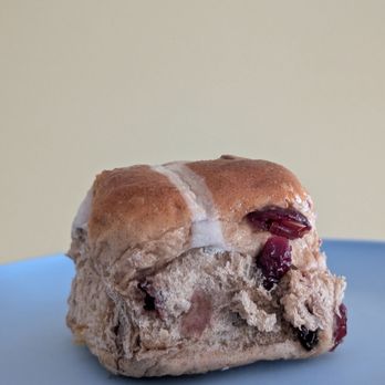 COBS Bread - Orange cranberry hot cross bun - Bakeries Near Me - Vaughan, Ontario