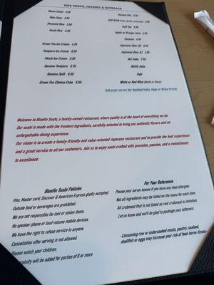 Menu photo 4 Bluefin Sushi Oakley, CA