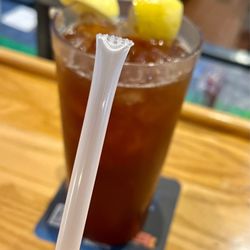Beef 'O' Brady's - The only flaw, a pinched shut straw.