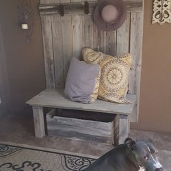 Past Perfect Too - Hall tree made from reclaimed fencing.