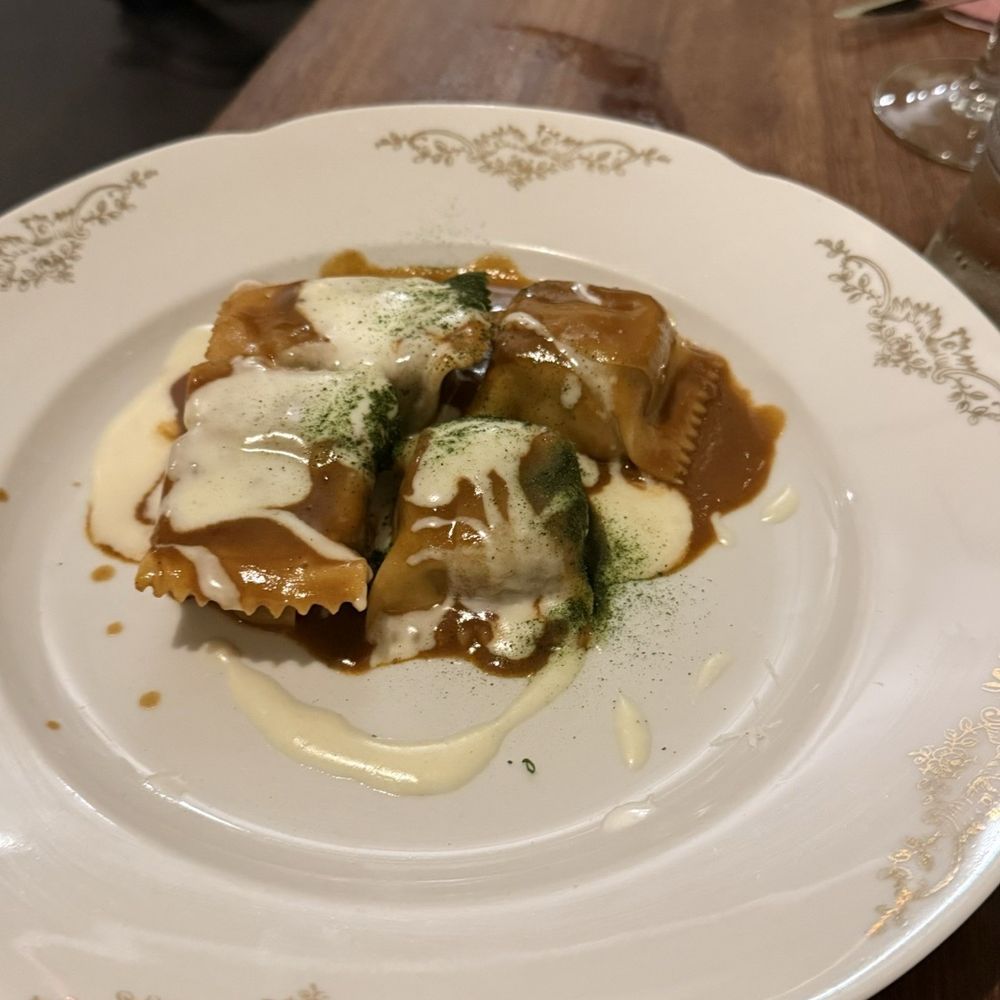 Osteria Pastella - Ravioli filled with stew meat - Tuscan Near Me - Florence, FI Osteria Pastella - Ravioli filled with stew meat - Tuscan Near Me - Florence, FI