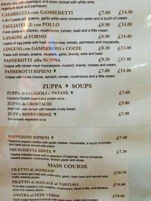 Menu photo 2 La Nonna Birmingham, XWM