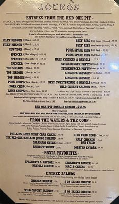 Menu photo 6 Jocko's Steak House Nipomo, CA Menu photo 6 Jocko's Steak House Nipomo, CA