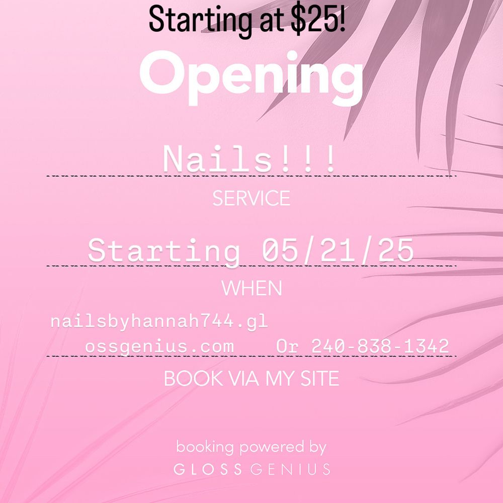 Nails By Hannah Logo