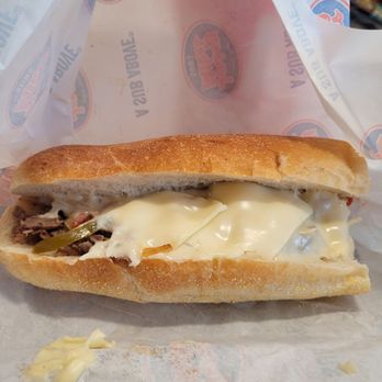 Jersey Mike's Subs - Philly cheese. Cheese isn't distributed well or melted. A bit disappointing... - Fast Food Near Me - Poughkeepsie, New York