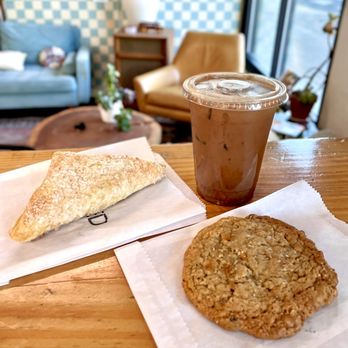 Naked Coffee - Curtis Park - Apple turnover, iced mocha, oatmeal raisin cookie - Coffee Roasteries Near Me - Sacramento, California Naked Coffee - Curtis Park - Apple turnover, iced mocha, oatmeal raisin cookie - Coffee Roasteries Near Me - Sacramento, California