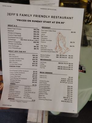 Jeff's Family Friendly Restaurant by null