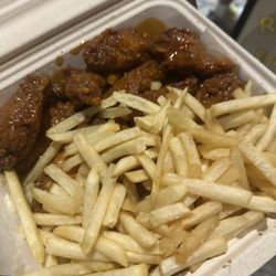 AFC Wings &  Fish - Mike's hot honey wings sauce