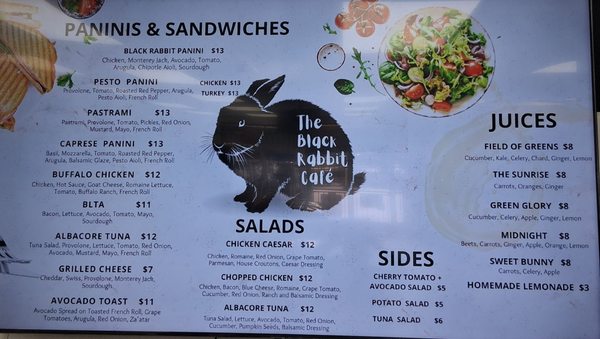 Menu photo 2 The Black Rabbit Cafe Sylmar, CA
