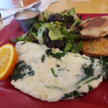 Toasted Mango Cafe - Feta spinach omelet - Cafes Near Me - Sarasota, Florida