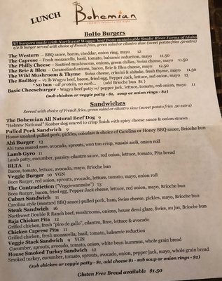 Menu photo 7 Bohemian Bar & Bistro Grants Pass, OR Menu photo 7 Bohemian Bar & Bistro Grants Pass, OR