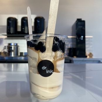 Dr.ink - Milk Tea Soft Serve (comes with boba) - Coffee & Tea Near Me - San Jose, California