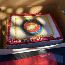Last minute had someone write Happy Birthday that is why the font looks sloppy.