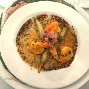 Commander's Palace - Prawns and okra - Cajun/Creole Near Me - New Orleans, Louisiana Commander's Palace - Prawns and okra - Cajun/Creole Near Me - New Orleans, Louisiana