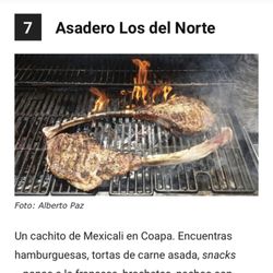 Asadero Los Del Norte - Gracias a tu preferencia aparecimos en la revista Chilango