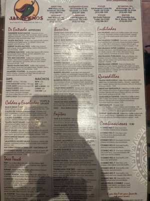 Menu photo 3 Jalapeños Pooler, GA