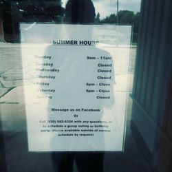 Meadow Lanes West - Summer hours