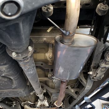 Eddie's Mufflers - 2nd view of Borla exhaust muffler - Auto Repair Near Me - Compton, California