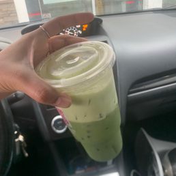 Matcha latte iced
