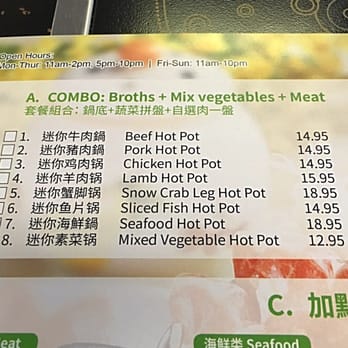 Double 10 Mini Hot Pot - Combo options - Hot Pot Near Me - Madison, Wisconsin Double 10 Mini Hot Pot - Combo options - Hot Pot Near Me - Madison, Wisconsin